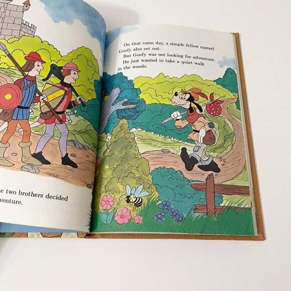 Vtg 1981 Walt Disney Presents Goofy and the Enchanted Castle Hardcover - Picture 12 of 16